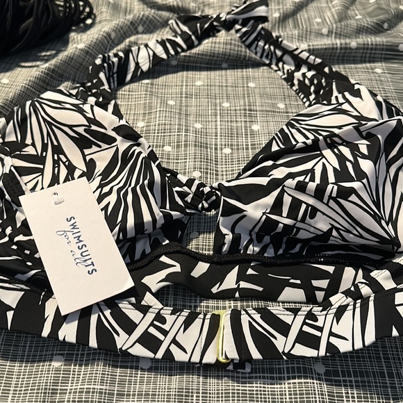 Swimsuits for All leopard print bikini top. NWT - Picture 5 of 11